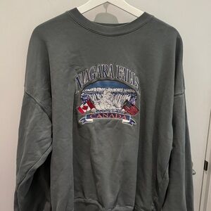 Brandy Melville Niagara Falls crewneck (seafoam green rare colour!) - OSFA